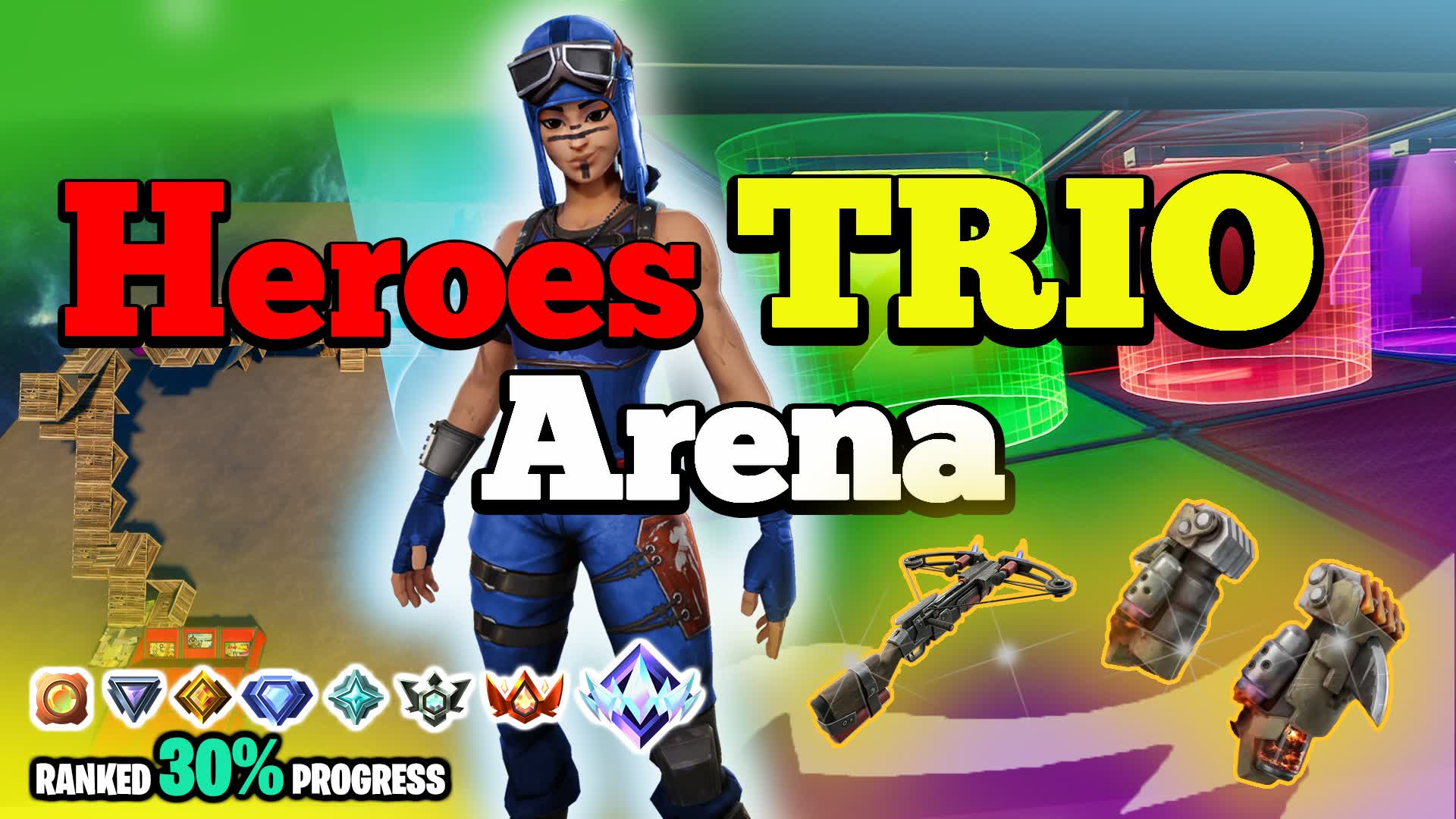 HEROES ZONE WARS - CUSTOM TRIO — Fortnite Creative map