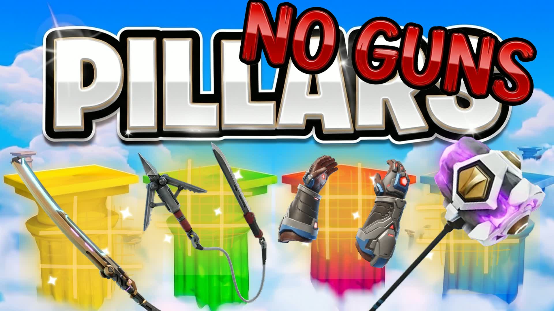 PILLARS - NO GUNS — Fortnite Creative map