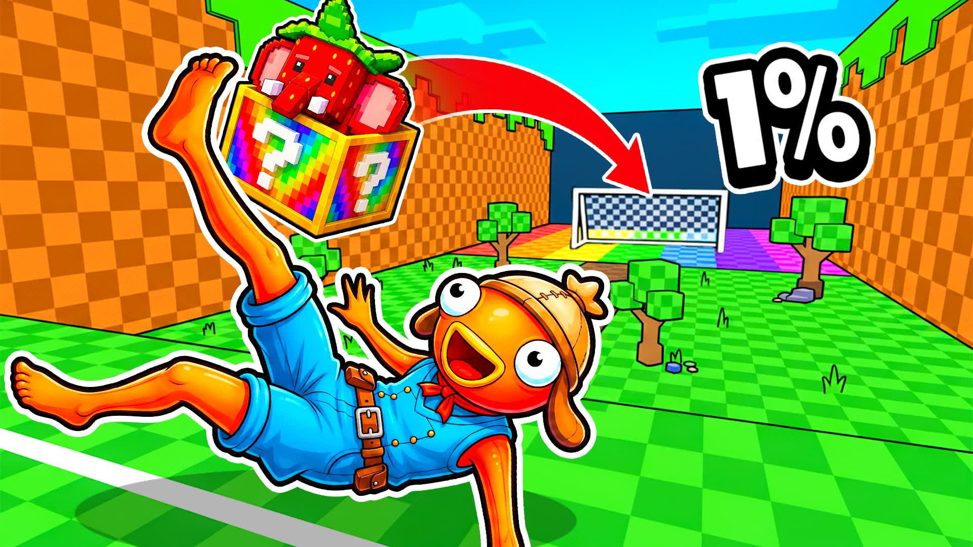 KICK A LUCKY BLOCK FOR BRAINROTS β Fortnite Creative map