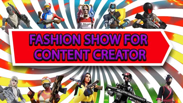 Fashion Show For Content Creator — Fortnite Creative map