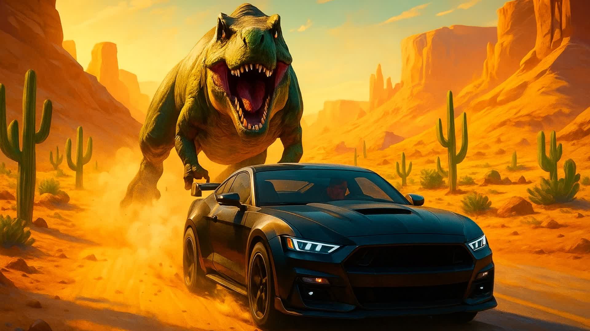 Dinosaur Drive β Fortnite Creative map