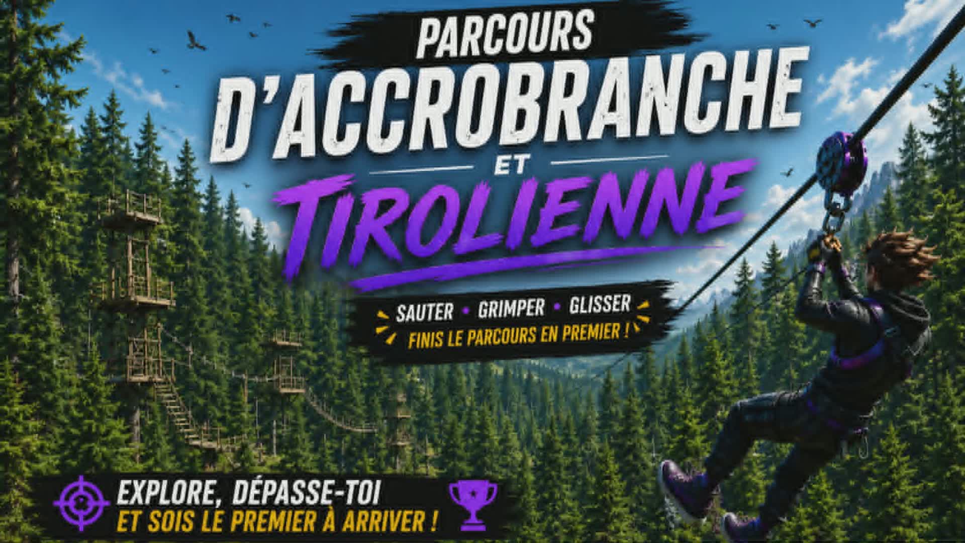 Le Défis Accrobranche — Fortnite Creative map