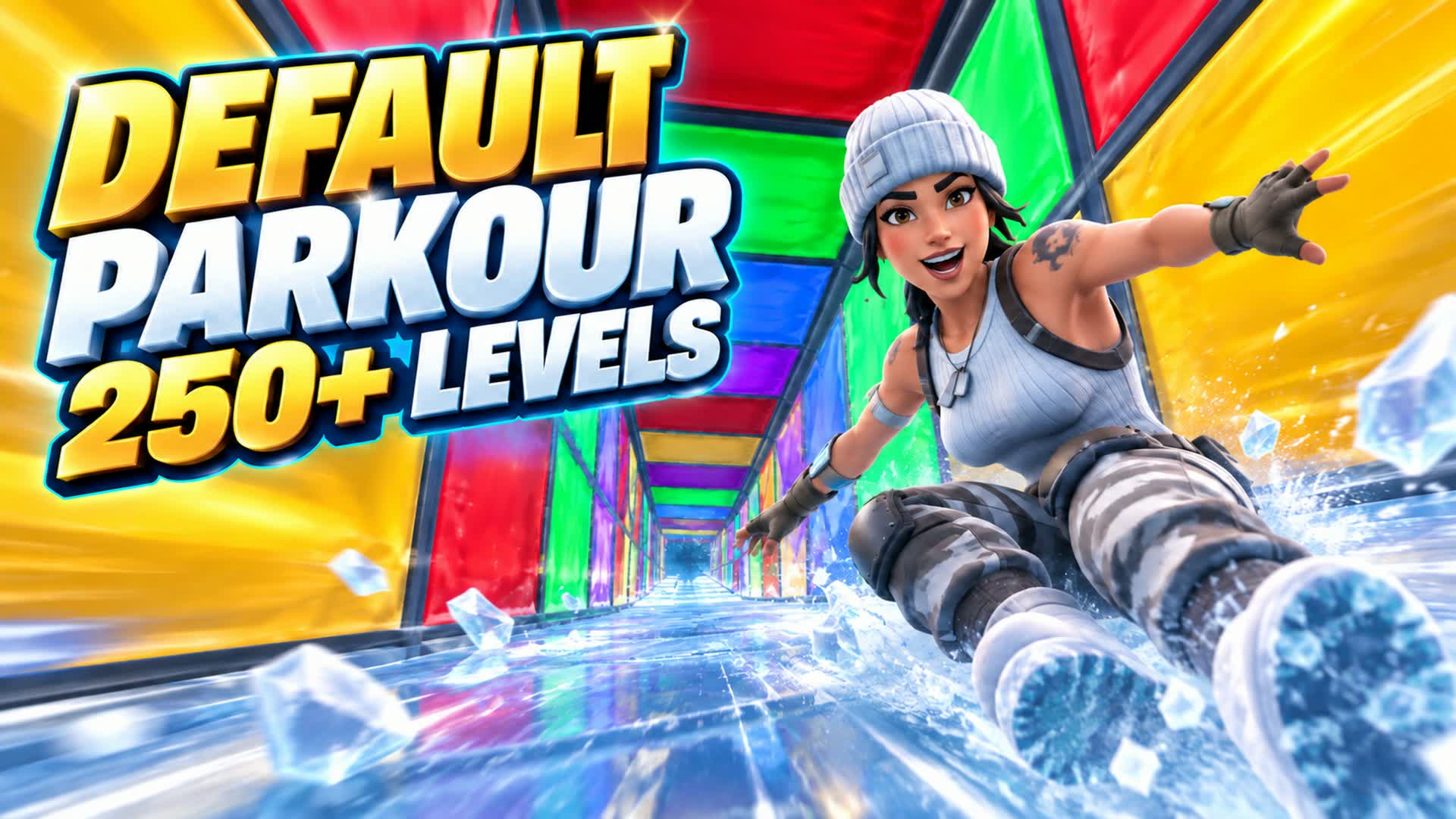EASY PARKOUR ⭐ 6786 DEATHRUN باركور — Fortnite Creative map