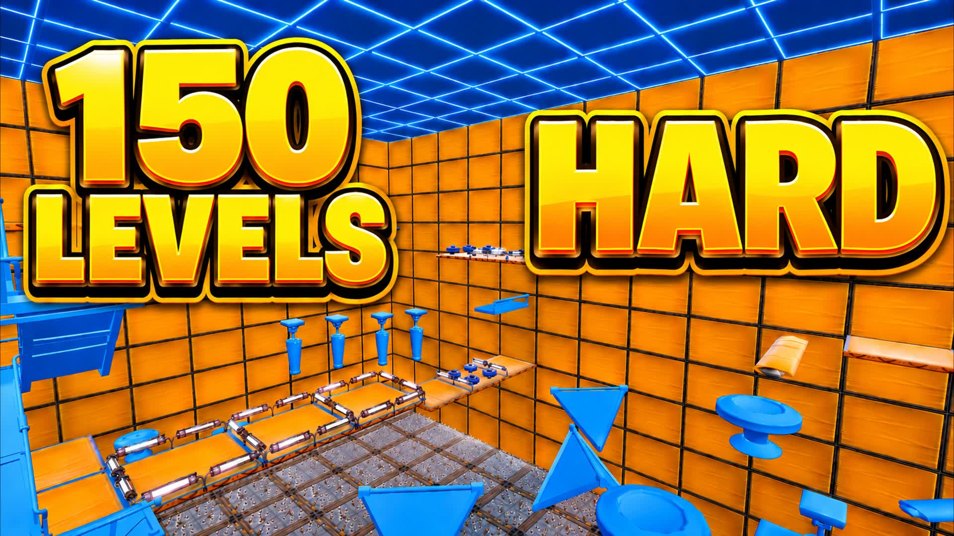 150 Level Hard Deathrun — Fortnite Creative map