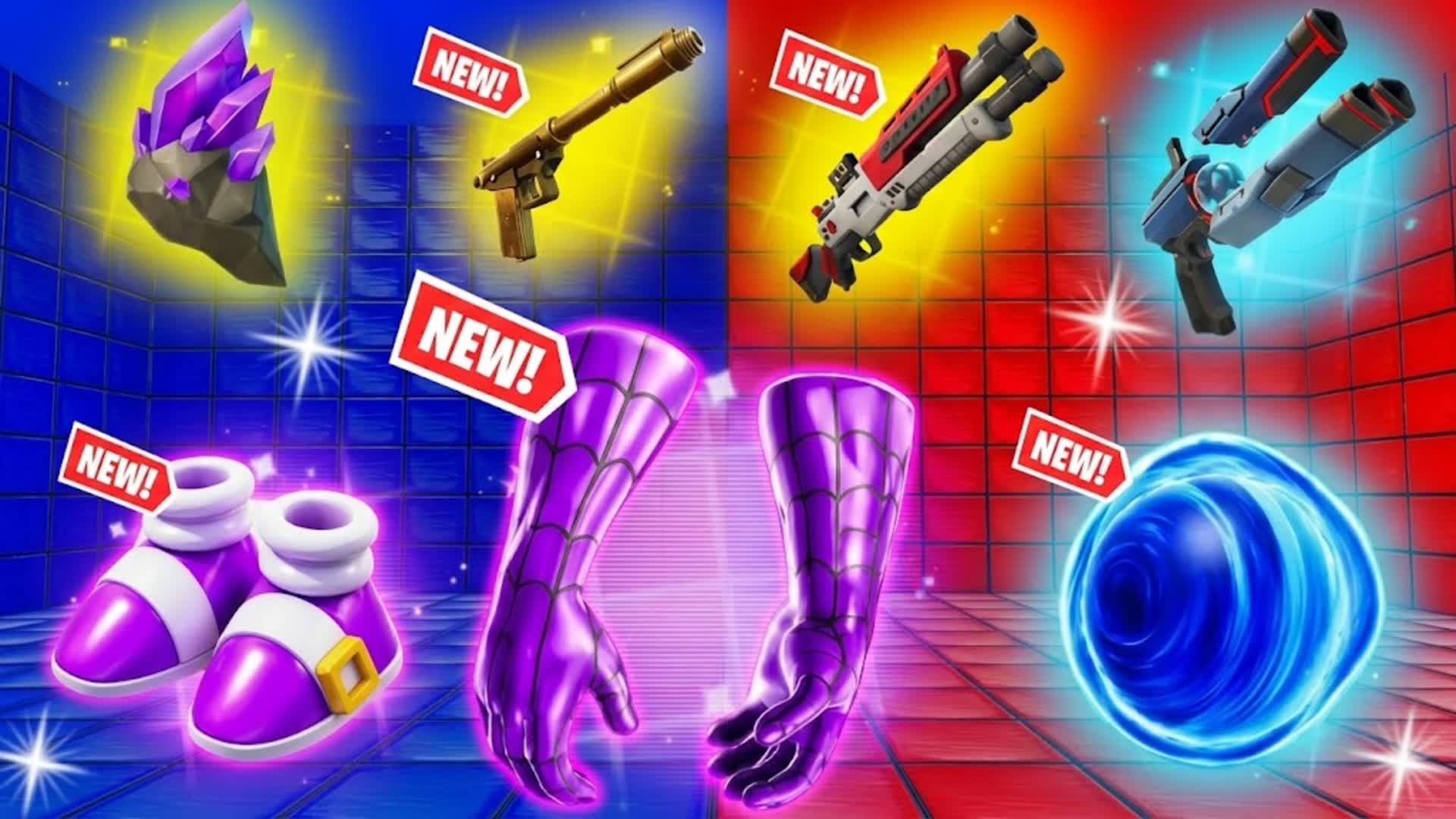 RED VS BLUE ULTRA MEGA CRAZY — Fortnite Creative map