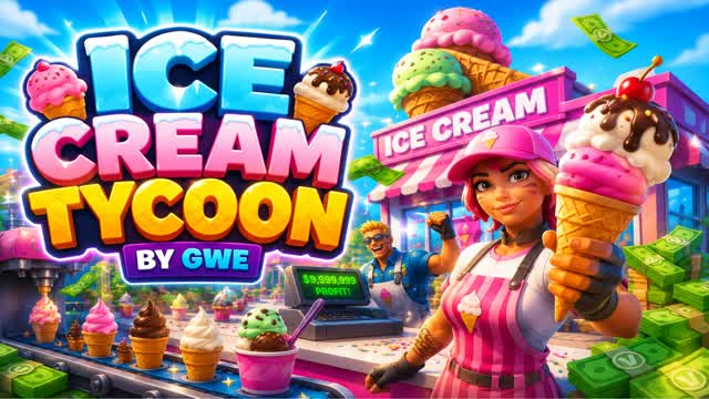 Ice Cream Tycoon by gwe — Fortnite Creative map