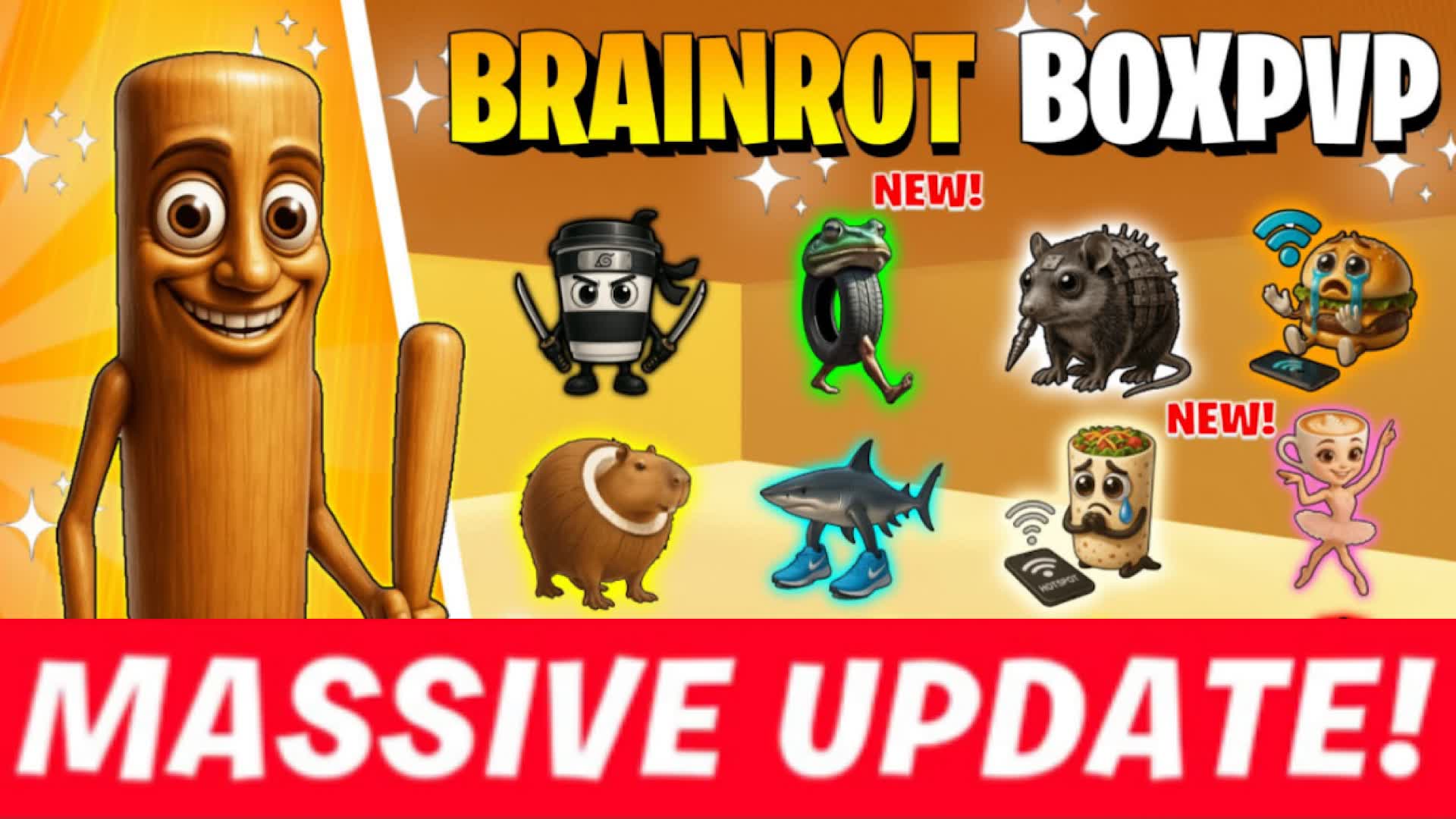 BRAINROT BOX PVP — Fortnite Creative map