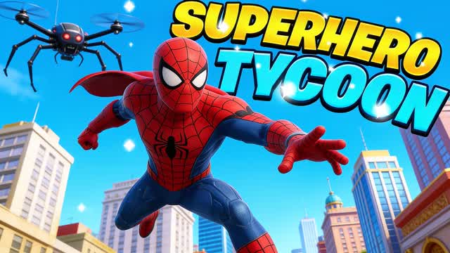 🤯INSANE SUPERHERO TYCOON💣 — Fortnite Creative map