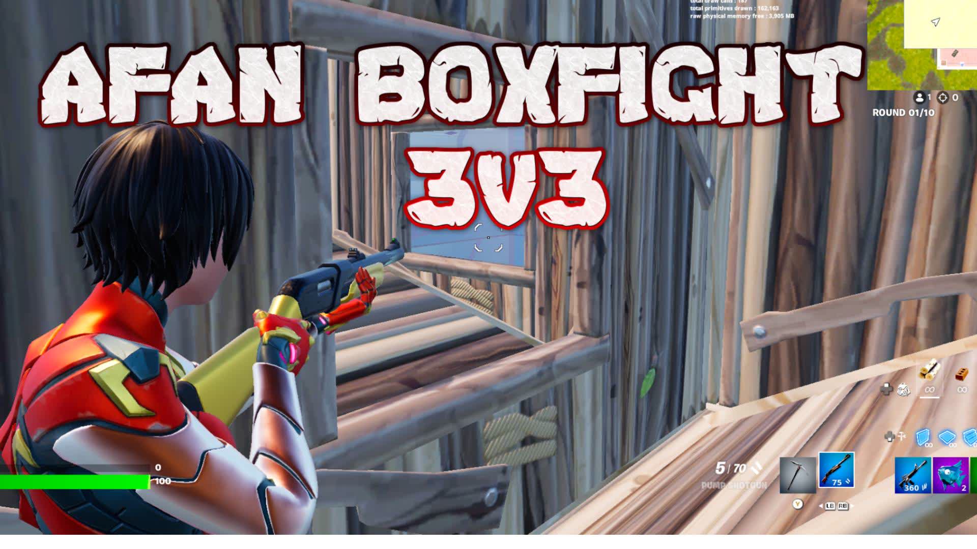 AFAN BOX FIGHT — Fortnite Creative map