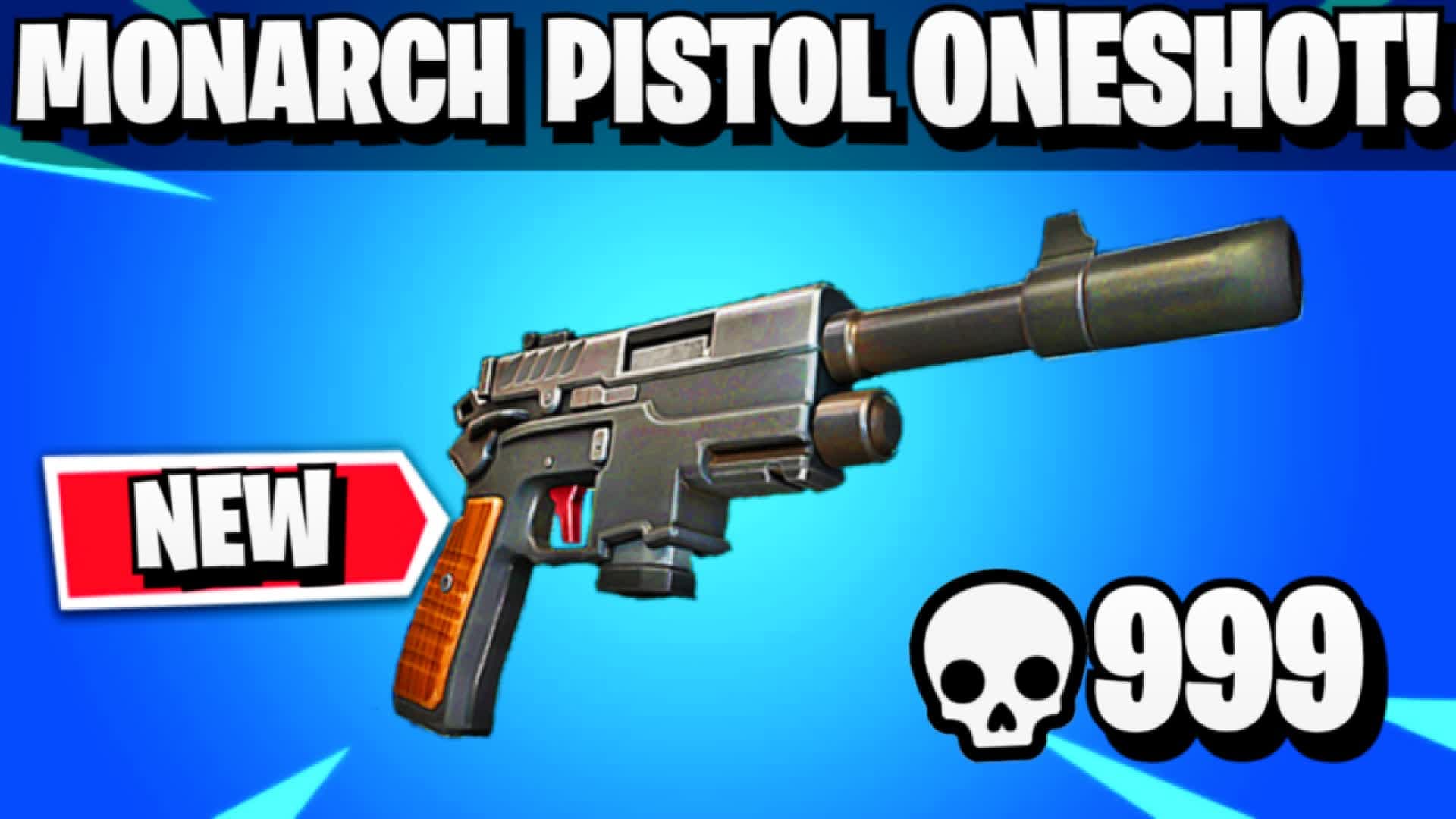 Monarch Pistol One Shot — Fortnite Creative map