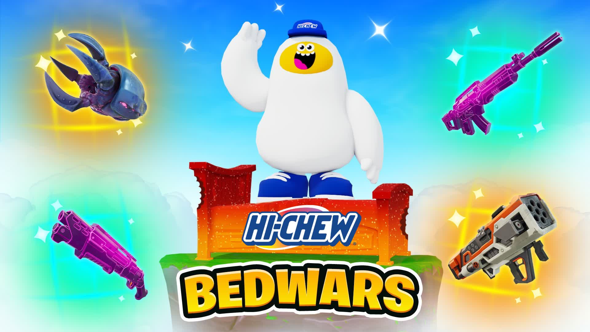 HI-CHEW BED WARS — Fortnite Creative map