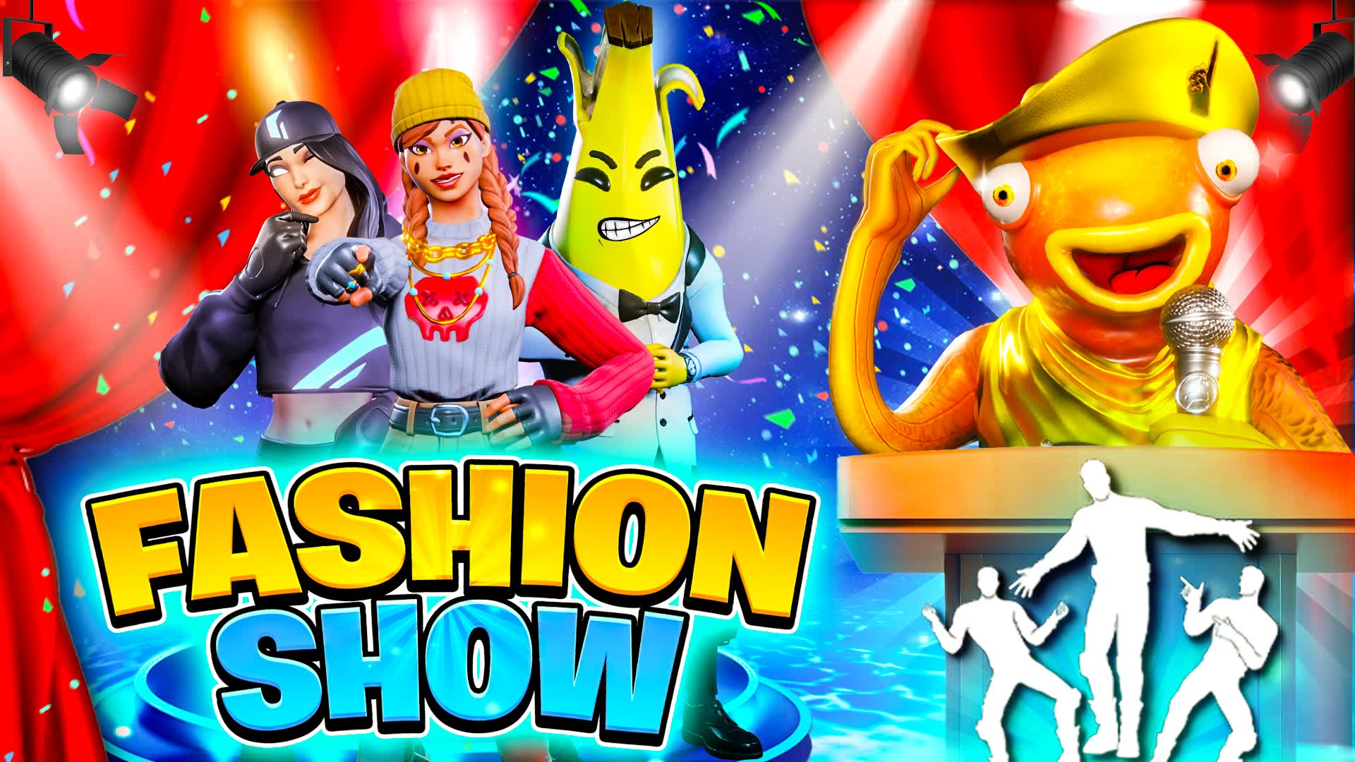 π BUSSIN FASHION SHOW π¬ β Fortnite Creative map