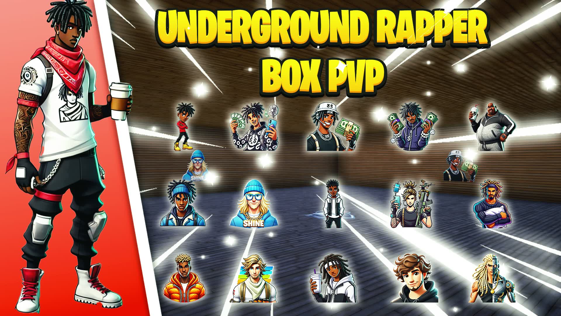 ๐ค Underground Rapper Box Fights โ Fortnite Creative map