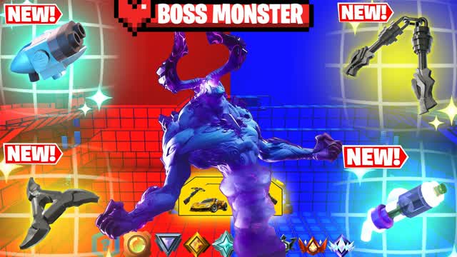 🗡️BRICK BOSS🗡️ 🔴RED VS BLUE🔵 — Fortnite Creative map