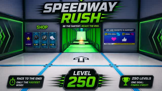 SPEEDWAY RUSH السرعة — Fortnite Creative map