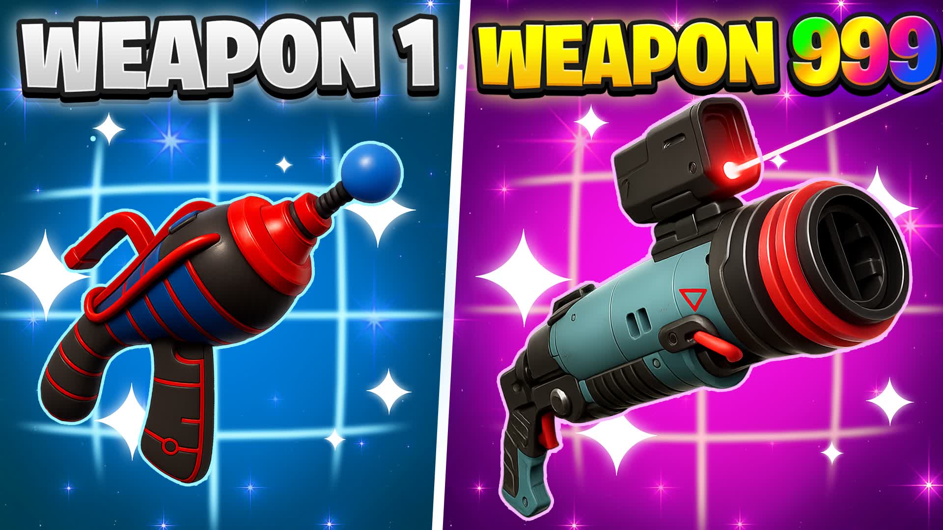 SPACE GUN GAME โ Fortnite Creative map
