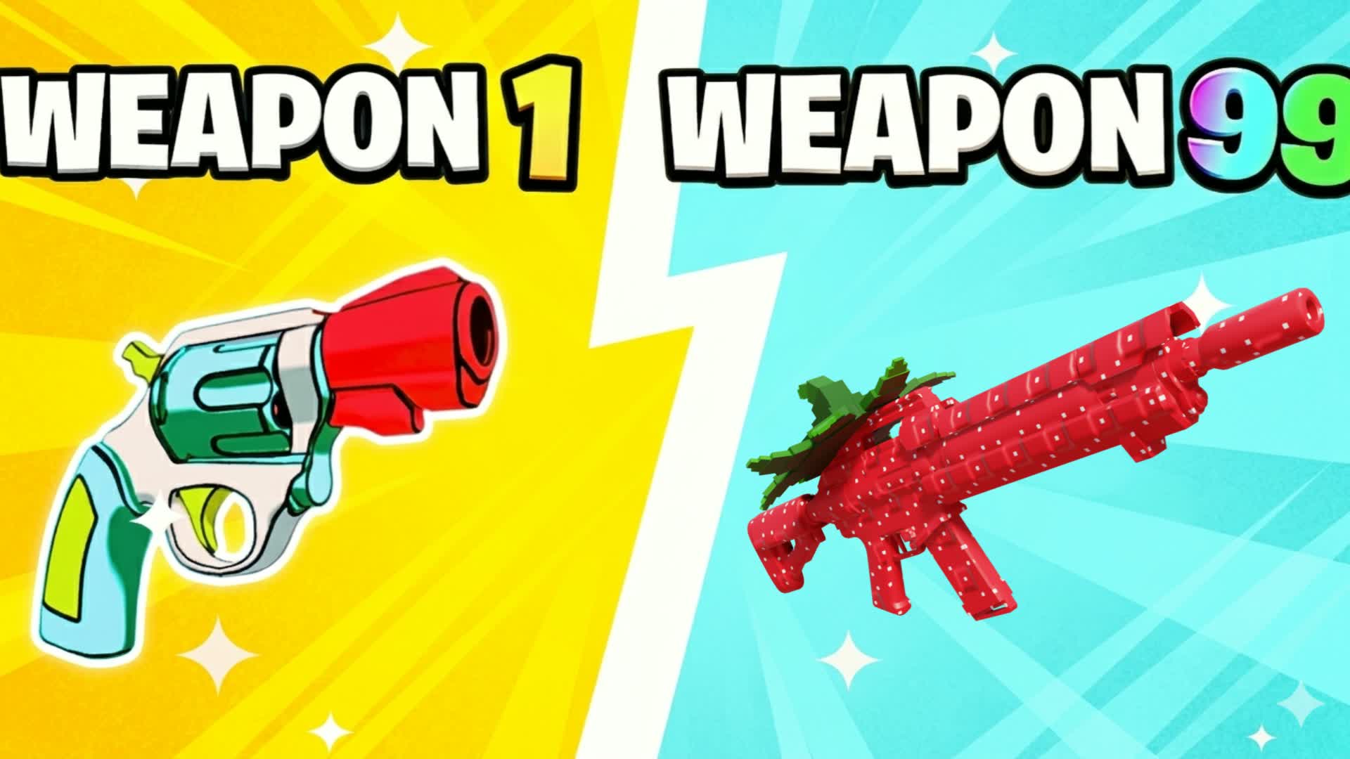 GUN GAME CITY FUTURE ALL GUNS โ Fortnite Creative map