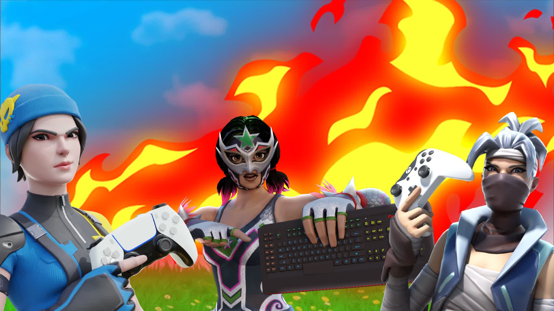 ISLAND 1V1 AND FREE FOR ALL — Fortnite Creative map