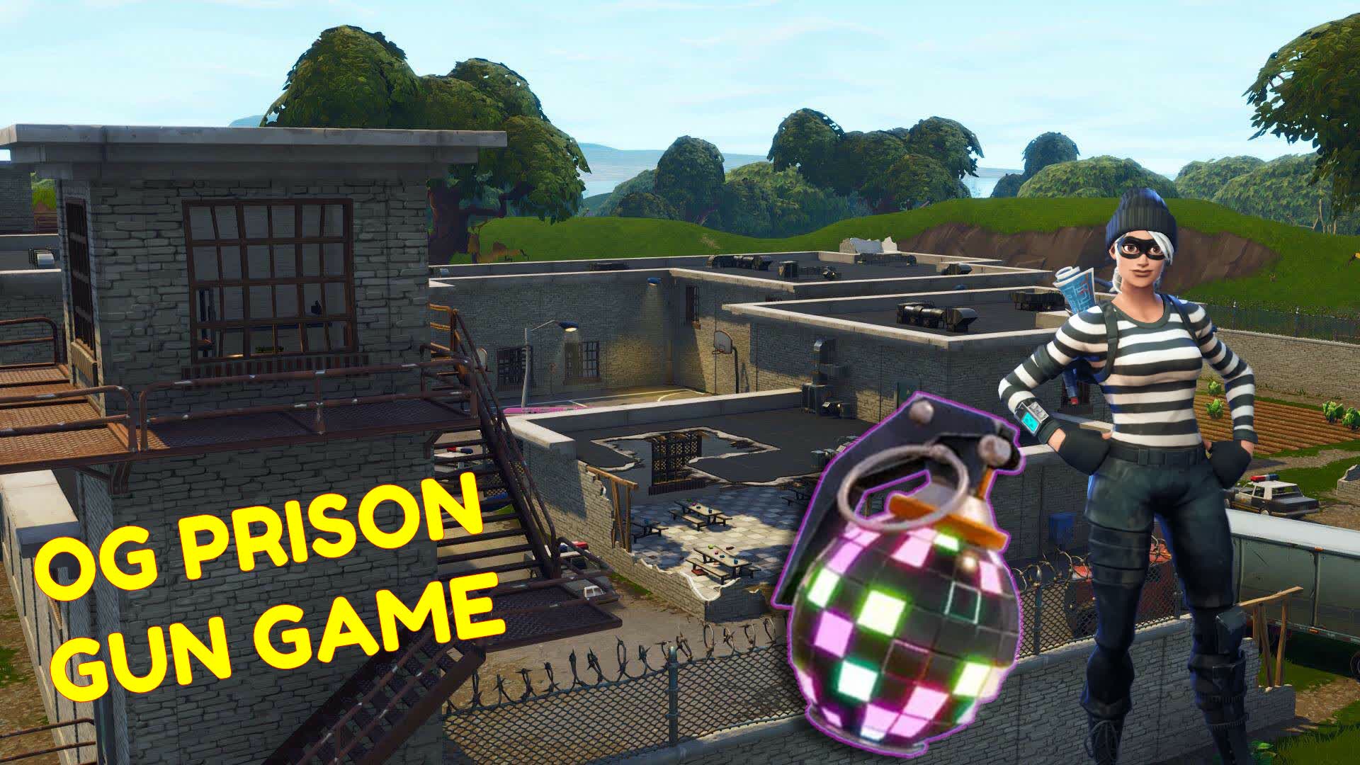 OG Prison Gun Game — Fortnite Creative map