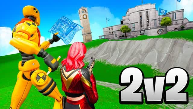 Realistic PRO 2V2 زون المحترفين — Fortnite Creative map