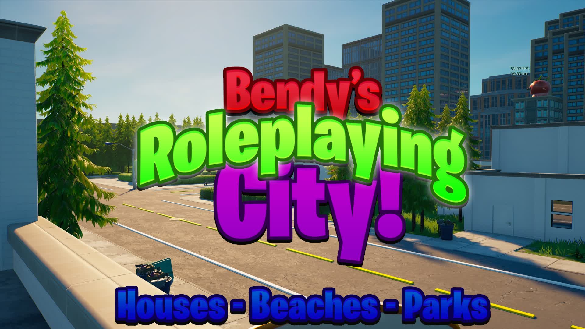 Bendy's Roleplay City — Fortnite Creative map