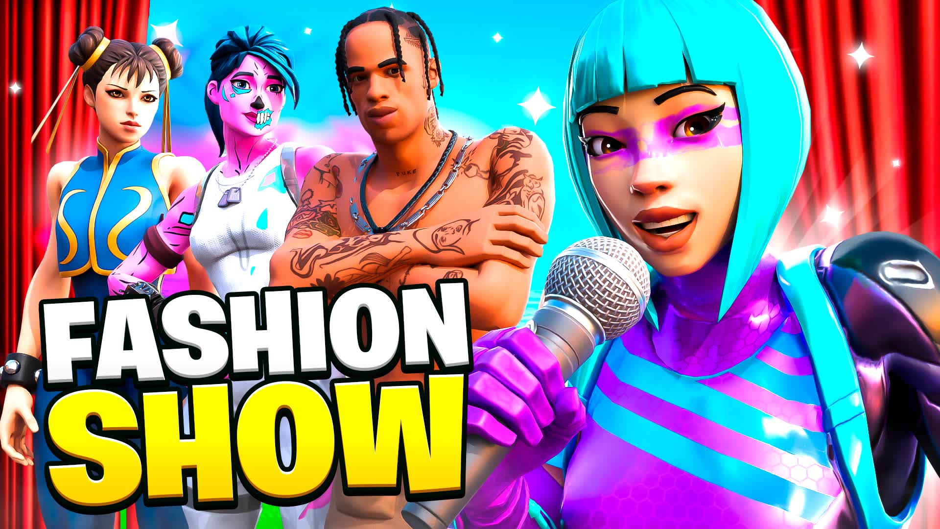 Go1den's Fashion Show⭐ — Fortnite Creative map