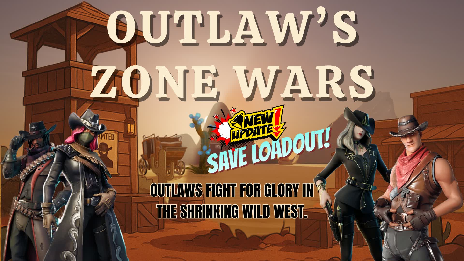 Outlaw’s Zone Wars — Fortnite Creative map