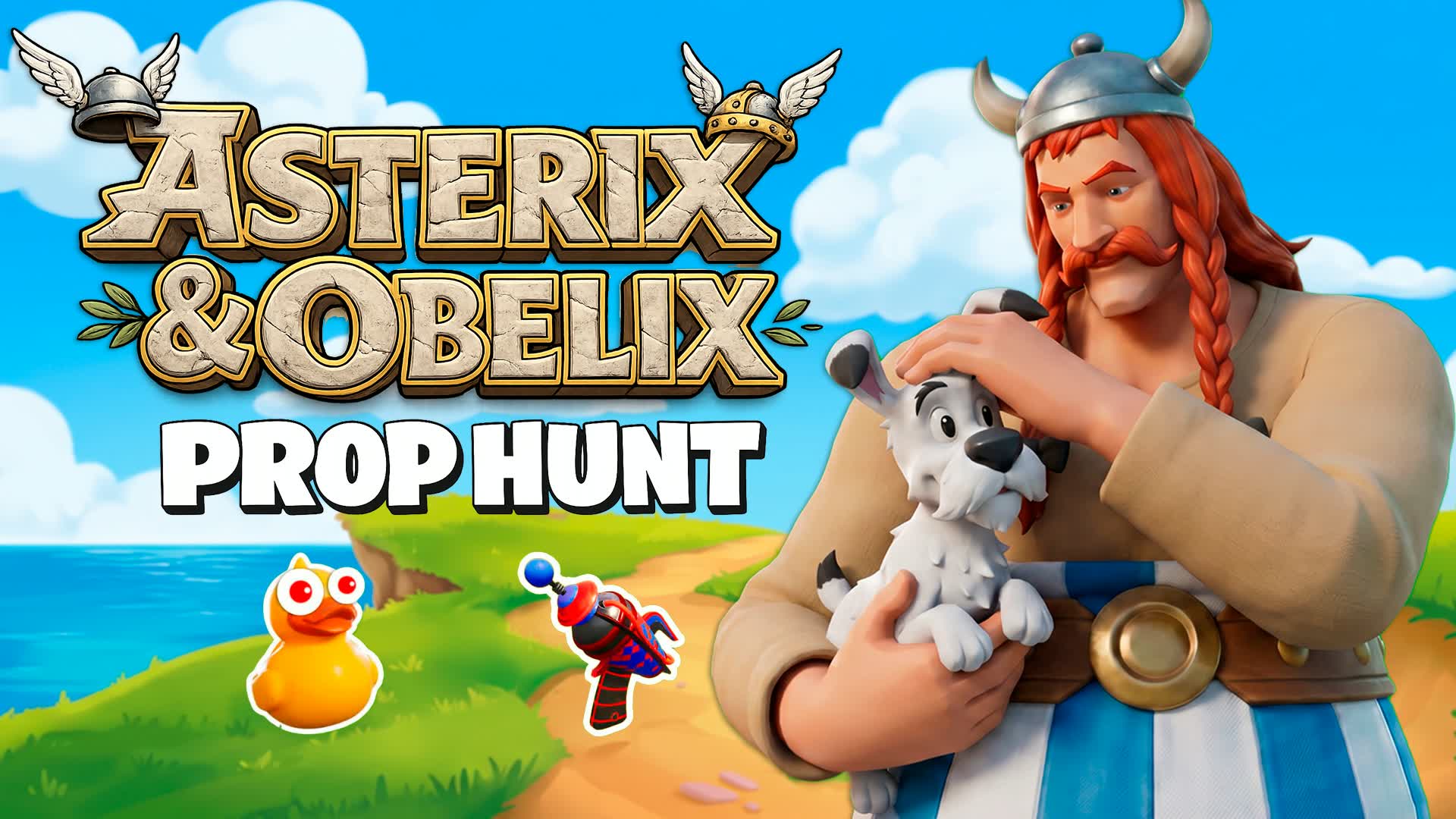 ASTERIX & OBELIX PROP HUNT β Fortnite Creative map