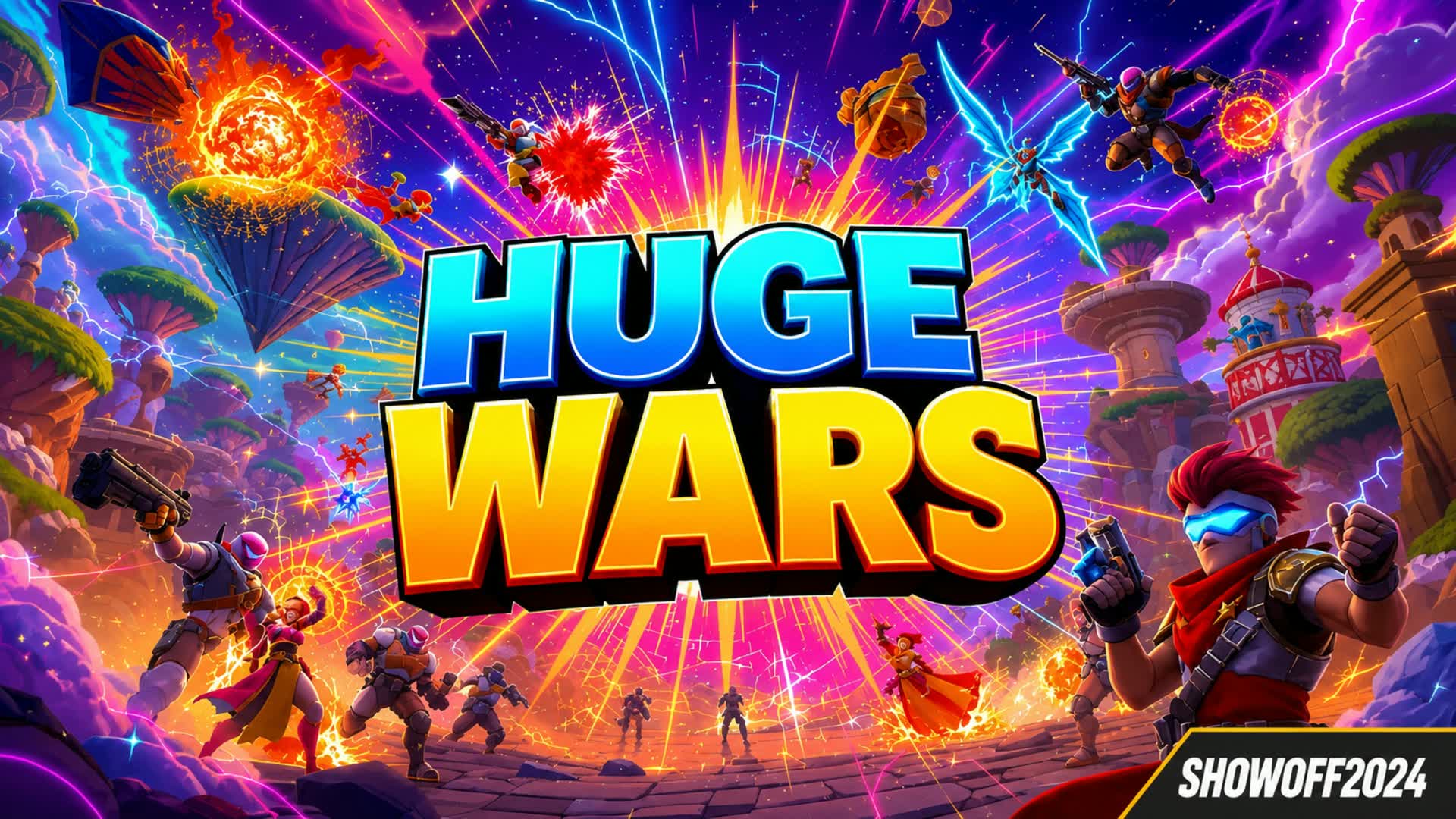 Huge Wars — Fortnite Creative map