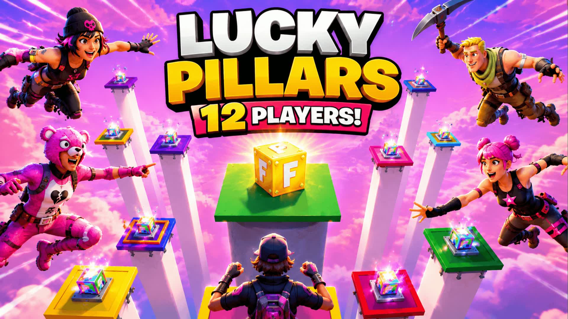 ๐LUCKY PILLARS FFA๐ โ Fortnite Creative map