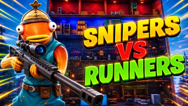 Sniper VS Runners (EASY) โ Fortnite Creative map