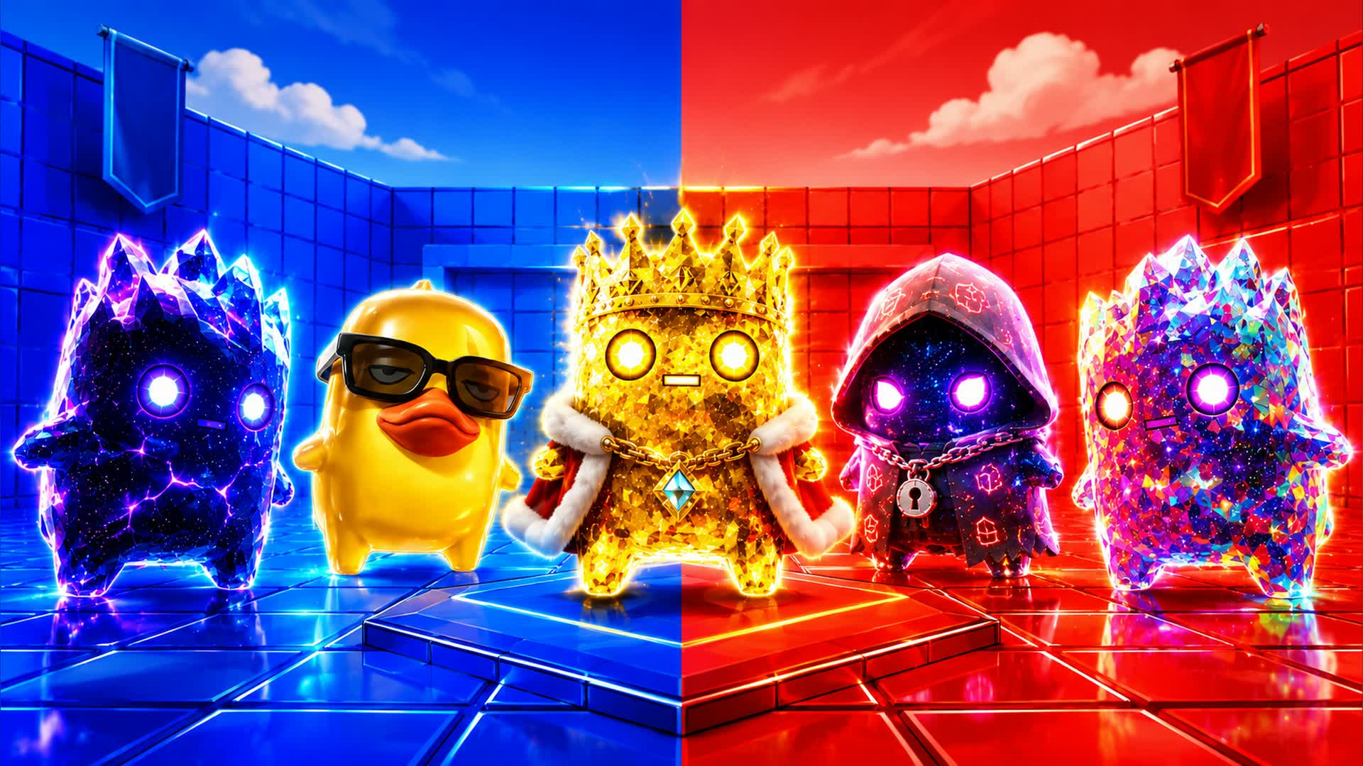 RED VS BLUE HYPER RAID π΄π΅ β Fortnite Creative map