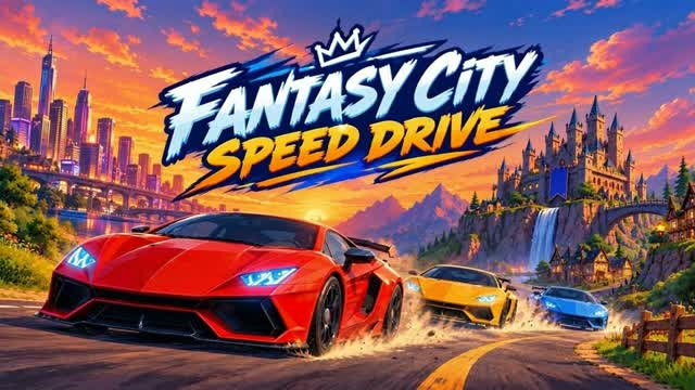 ✨Fantasy City Speed Drive✨ — Fortnite Creative map