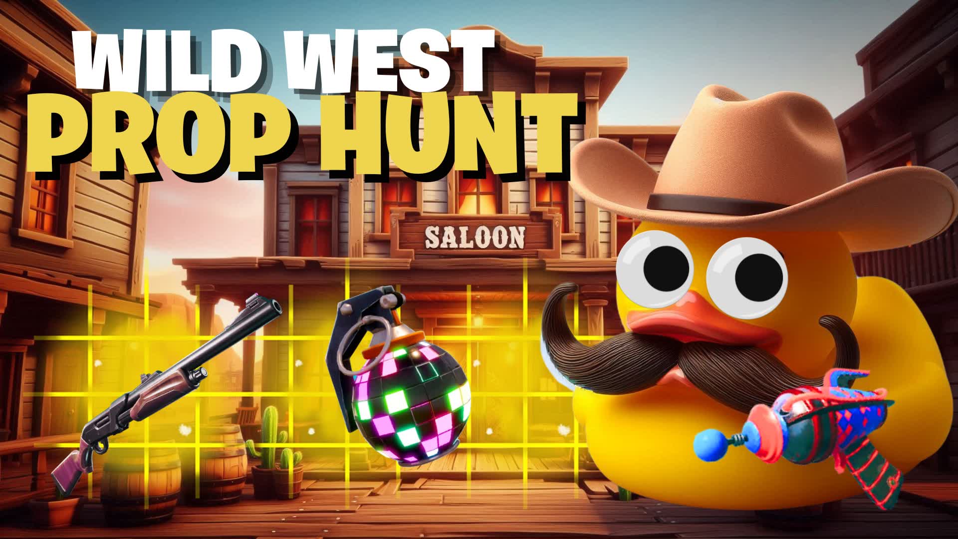 Western Prop Hunt 🤠 — Fortnite Creative map