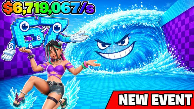 TSUNAM TYCOON ESCAPE BRAINROTS β Fortnite Creative map
