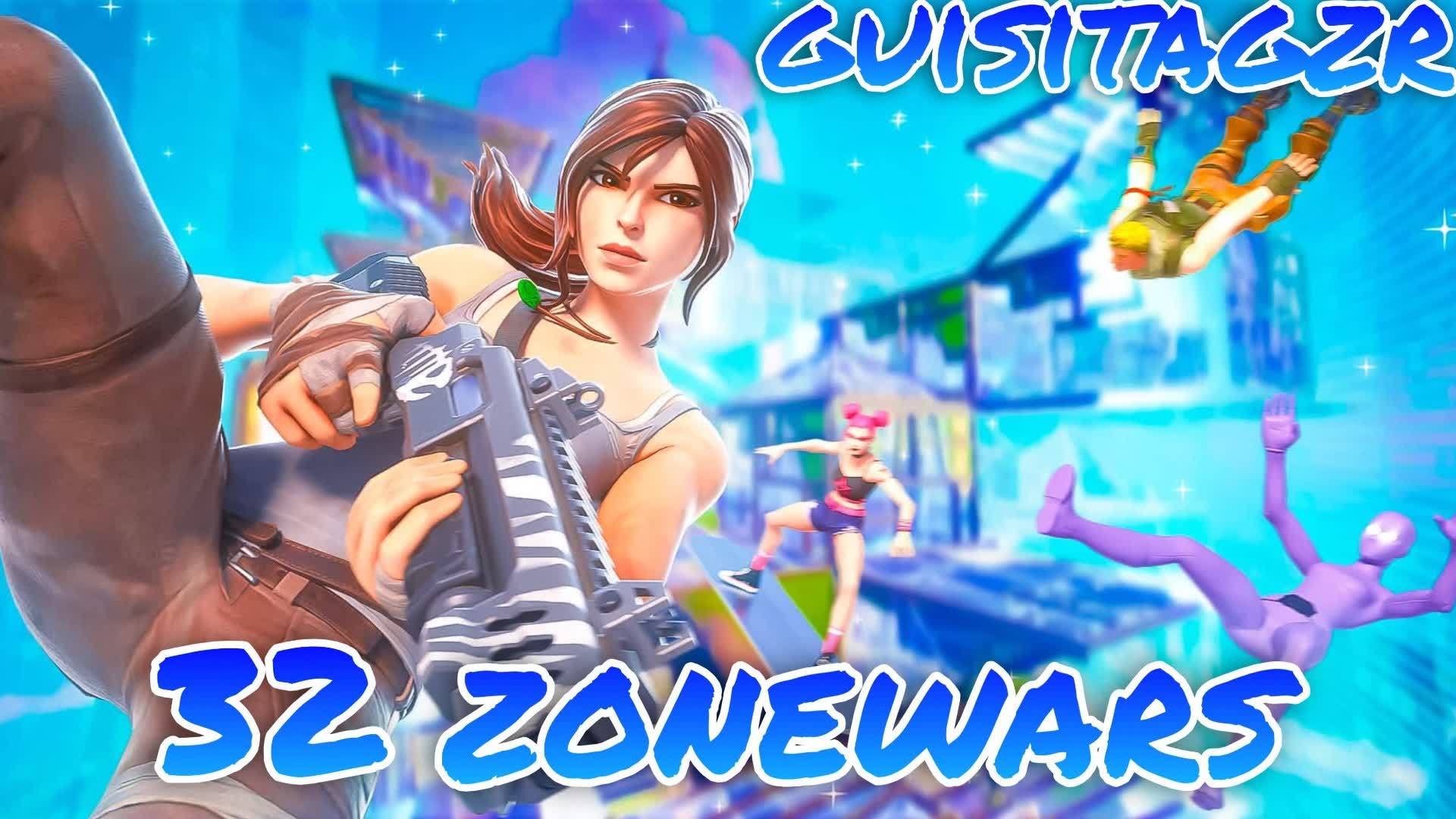 π 32 ZONEWARS - GUIGZR π β Fortnite Creative map