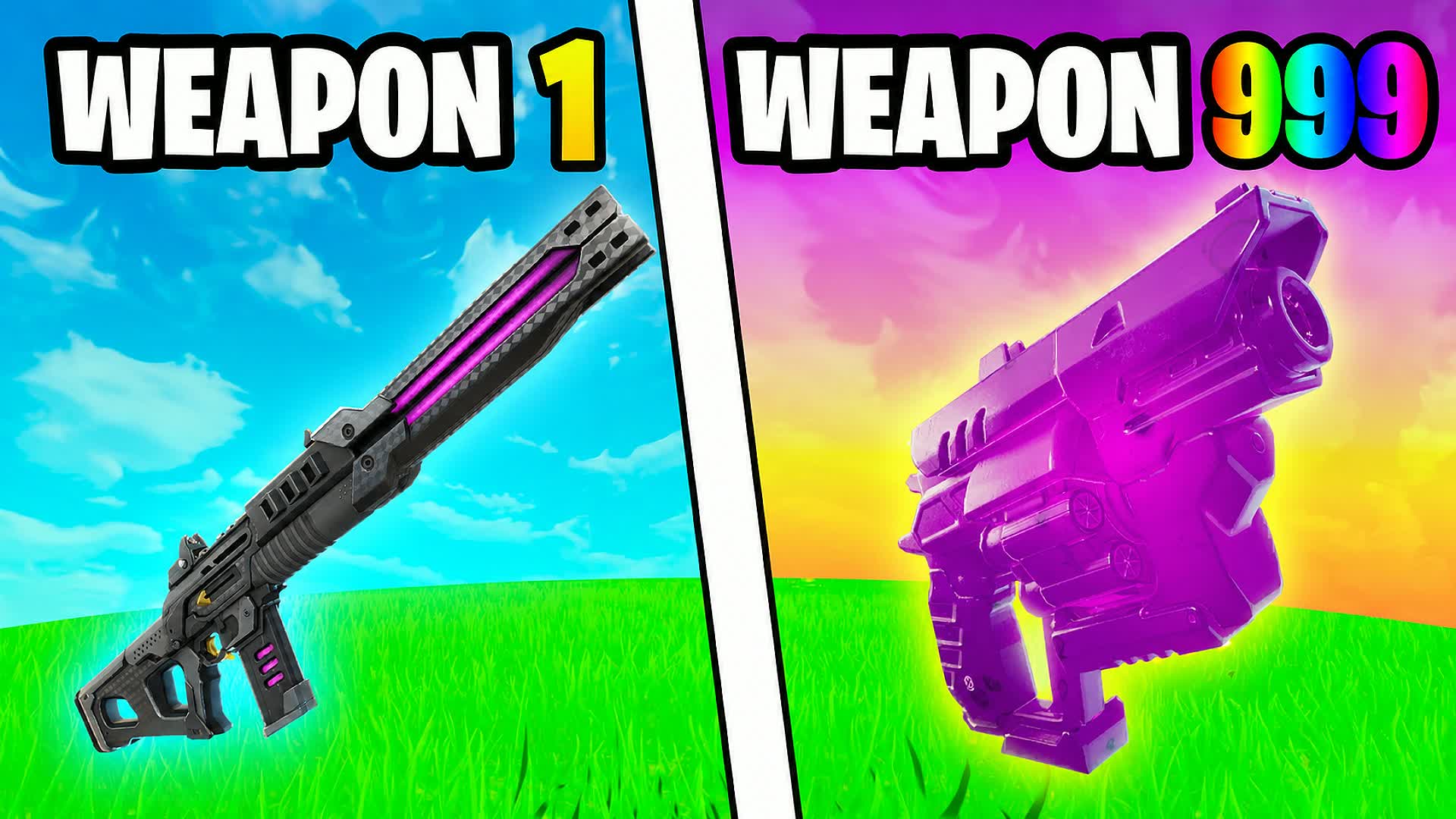 Mystical 1V1V1 Gun Game — Fortnite Creative map