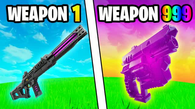 Mystical 1V1V1 Gun Game — Fortnite Creative map