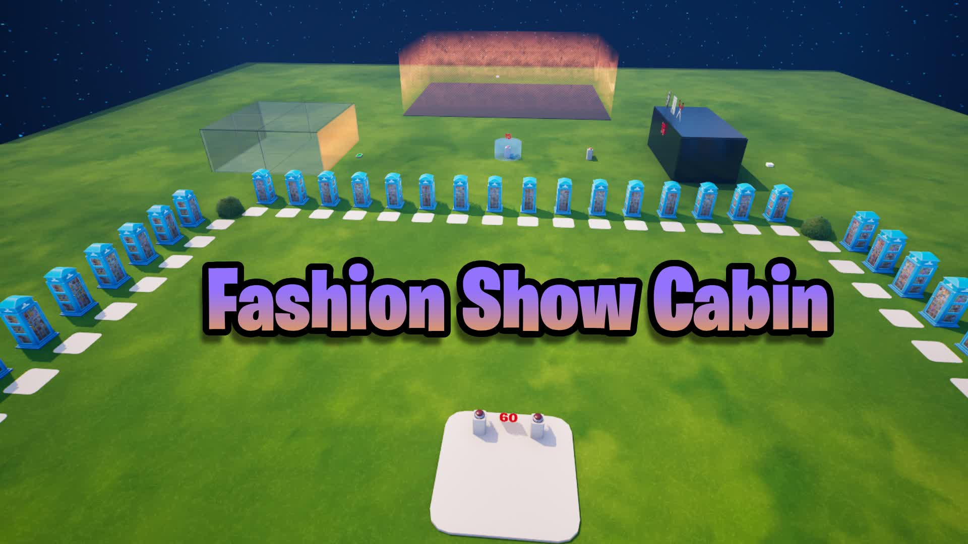 Leo's Fashion Show Cabin โ Fortnite Creative map