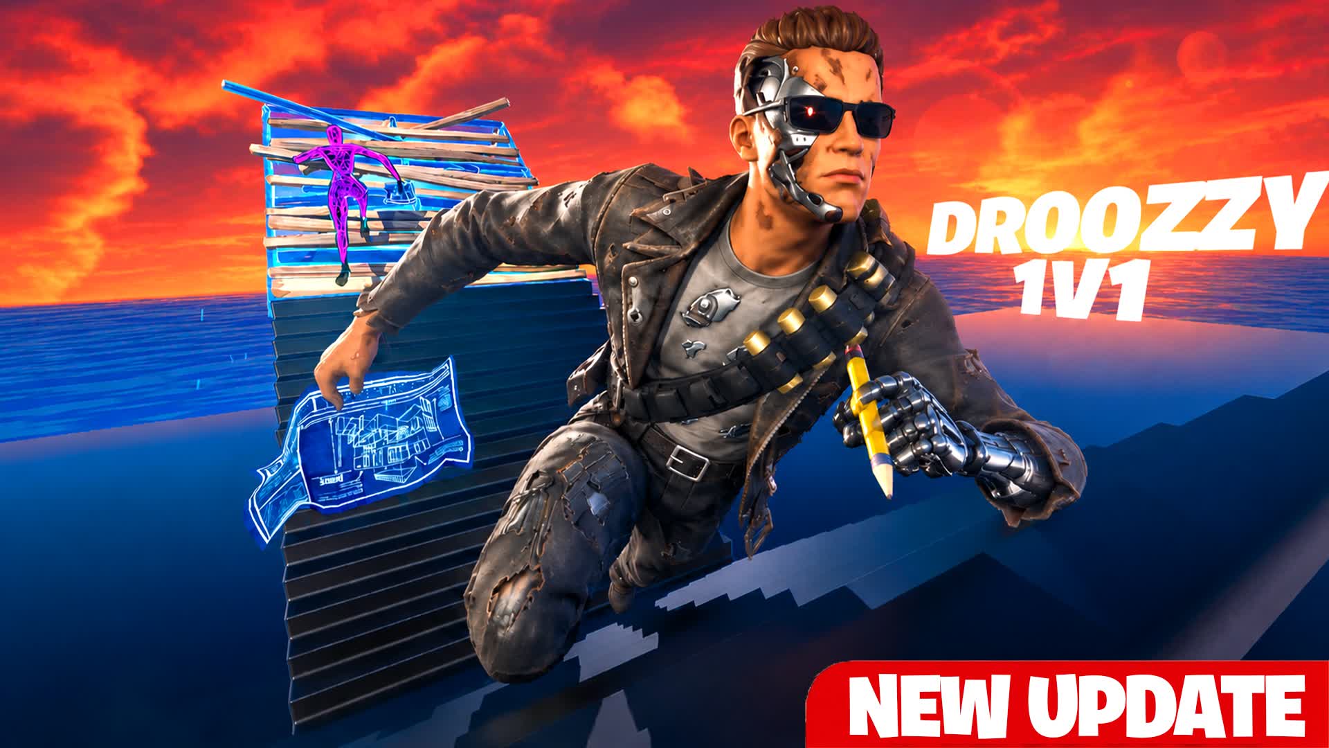 DROZZY 1V1 BUILD FIGHT π― β Fortnite Creative map