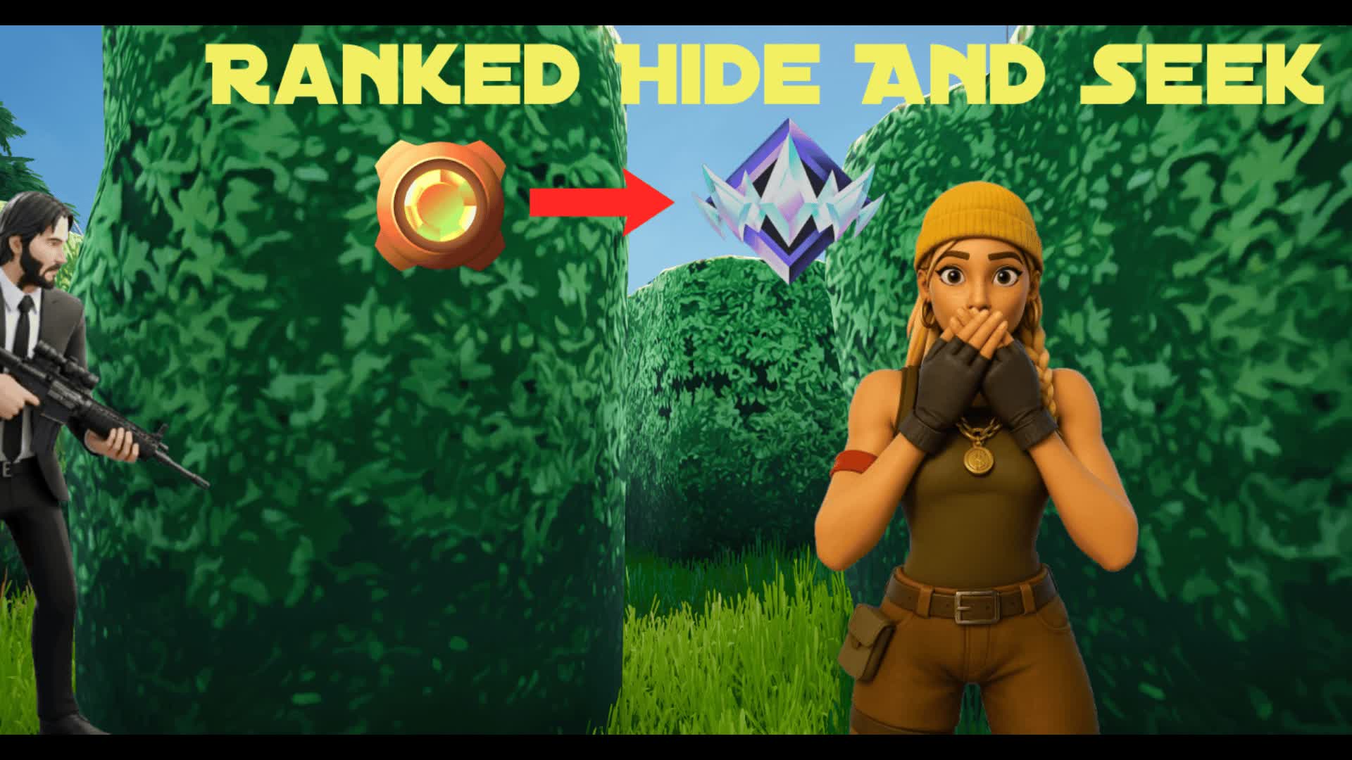 Proximity Chat Hide and Seek — Fortnite Creative map