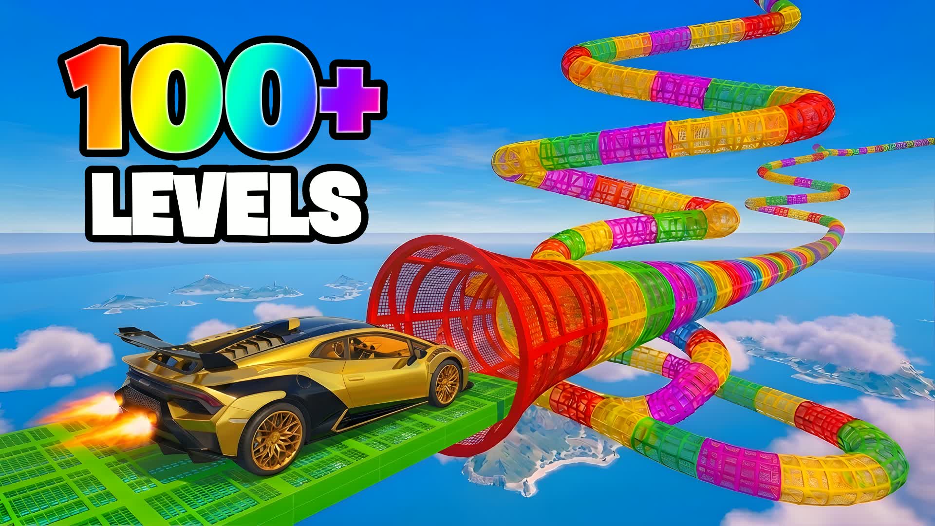 SUPER CAR PARKOUR β Fortnite Creative map