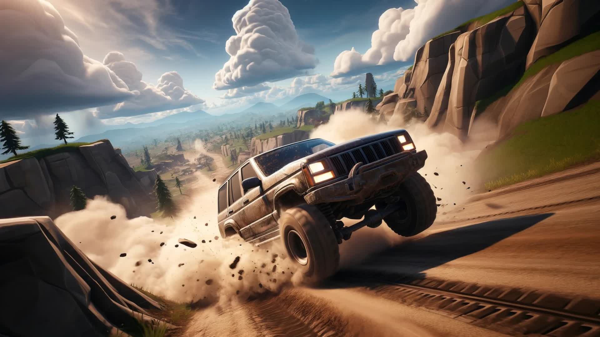 REALISTIC DRIVE 🌄 — Fortnite Creative map