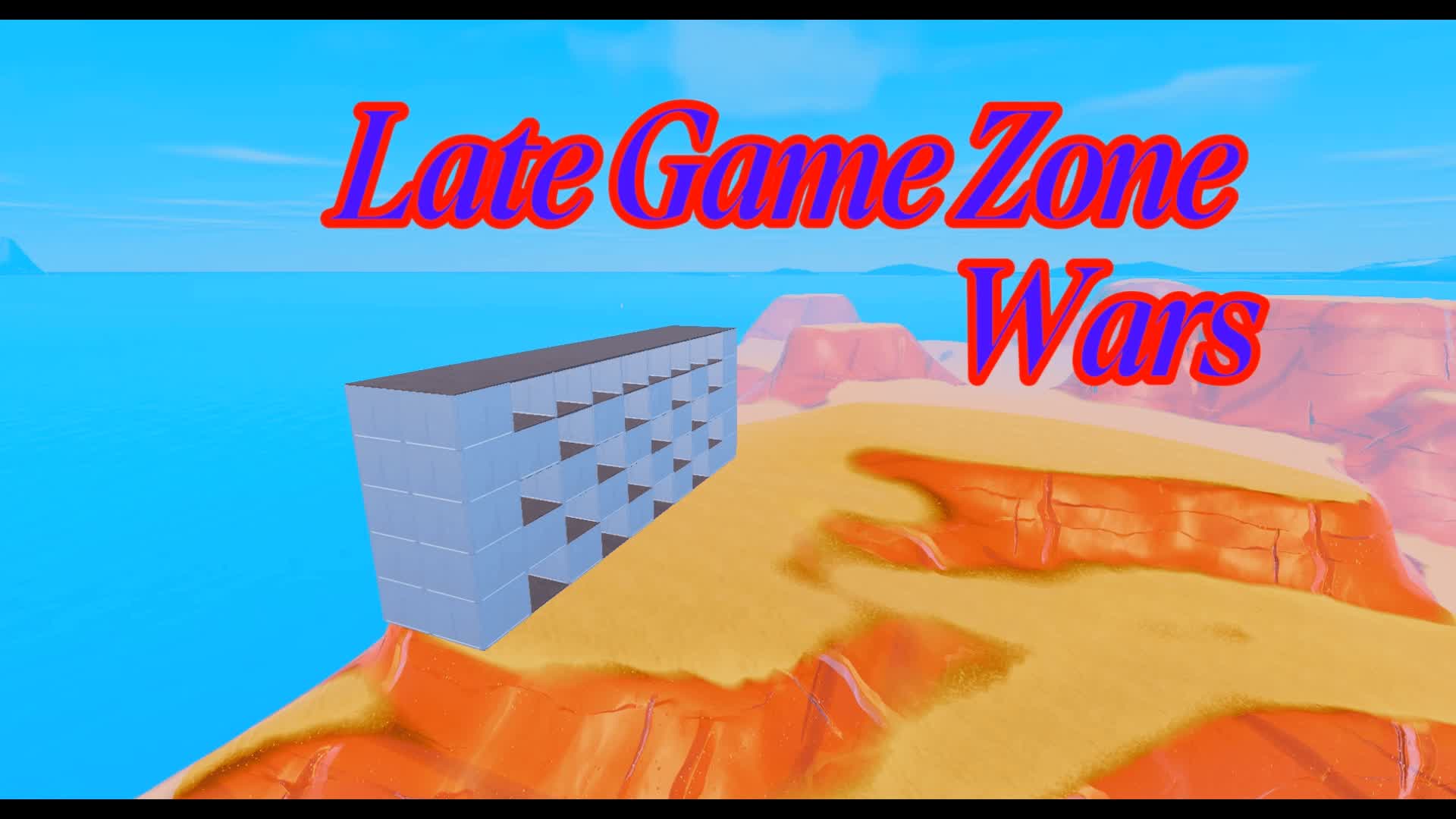 Late game zone wars — Fortnite Creative map