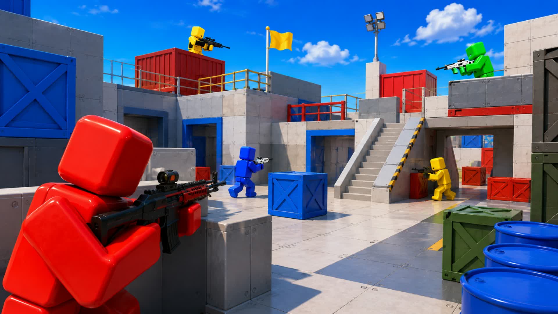 UNC RVB RED VS BLUE UNC RVB β Fortnite Creative map