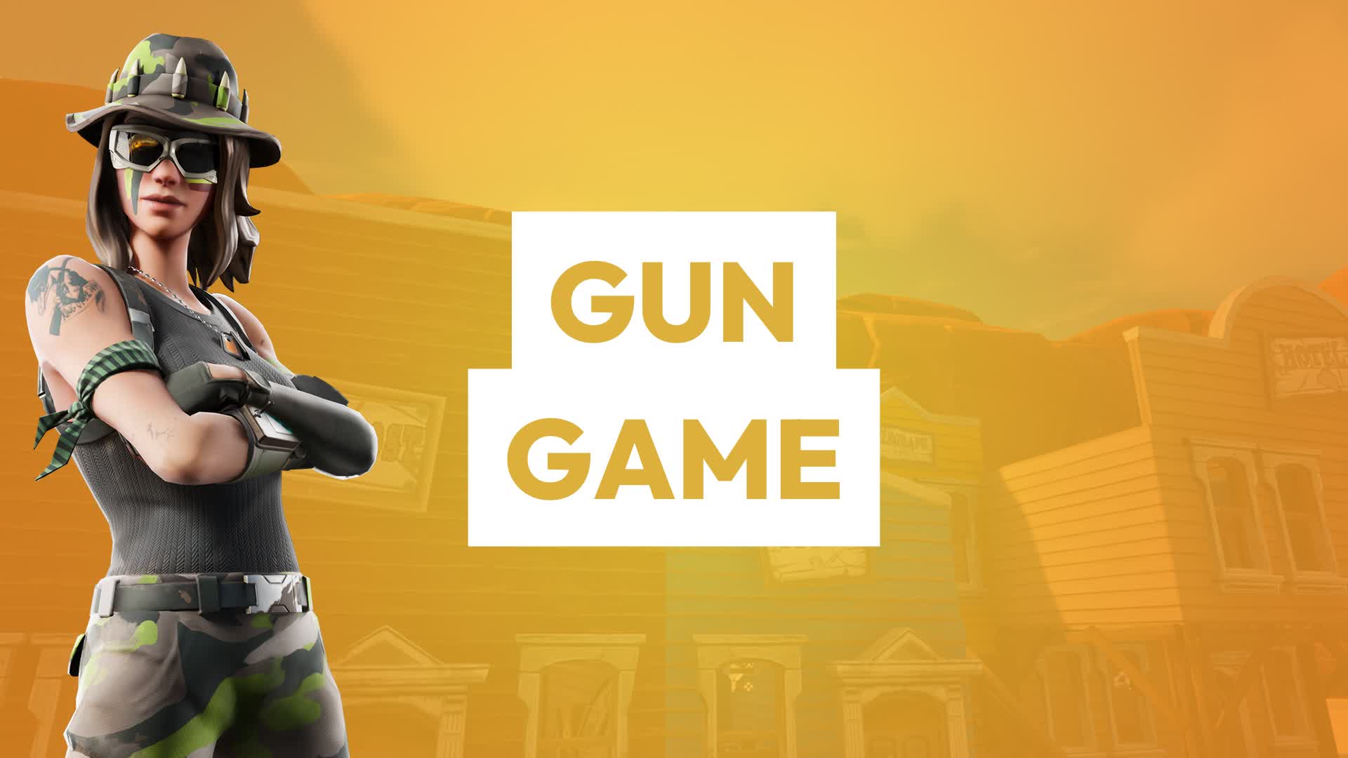Old West Gun Game — Fortnite Creative map