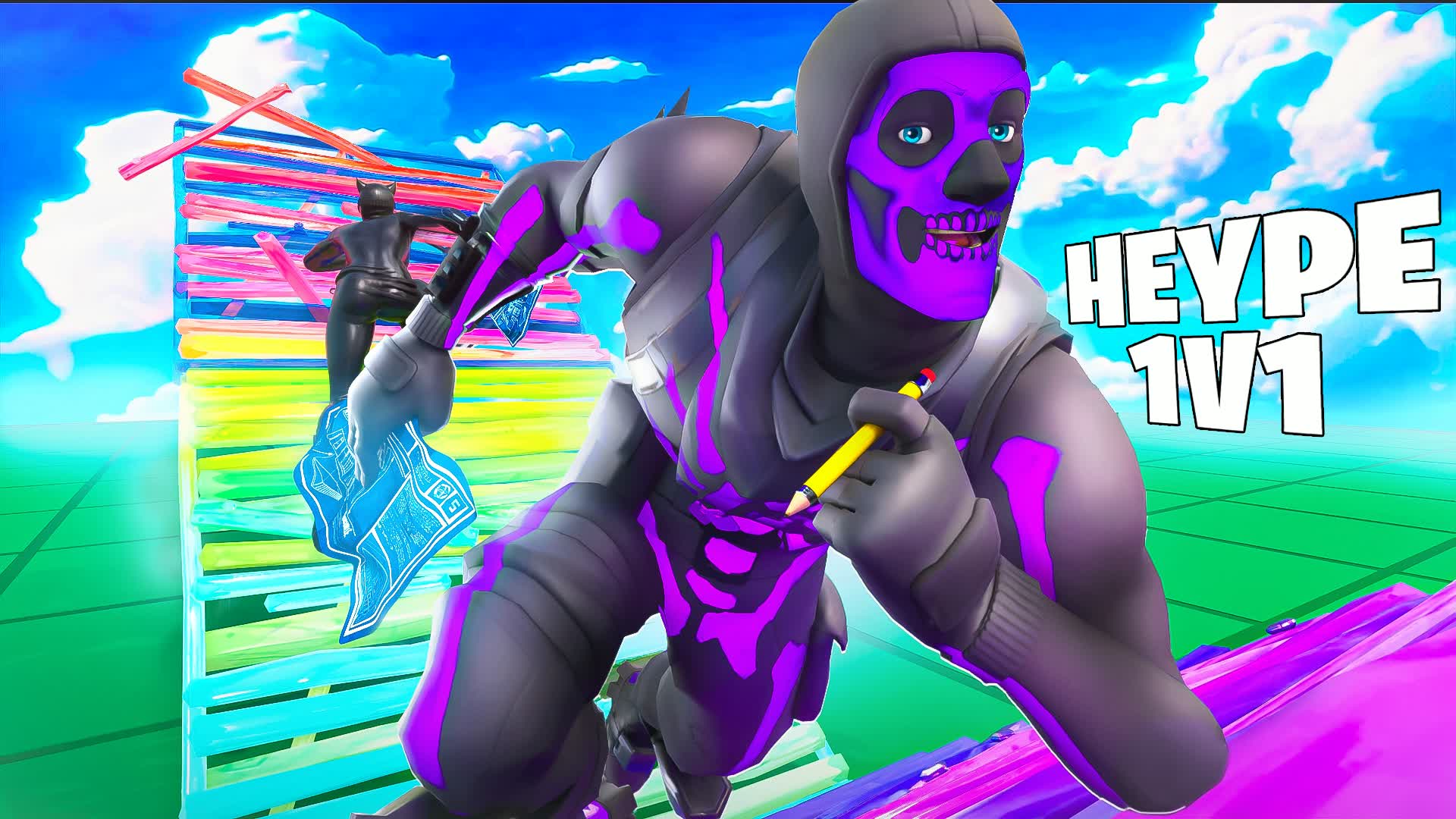 HEYPE 1V1 BUILD FIGHTS (200 PUMPS) β Fortnite Creative map