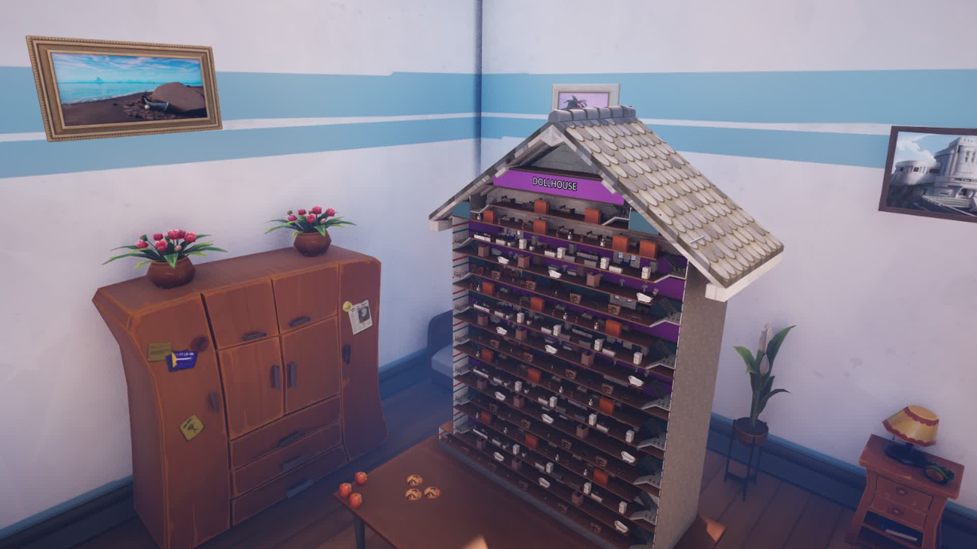 RUNNER VS SNIPER - DOLLHOUSE π β Fortnite Creative map