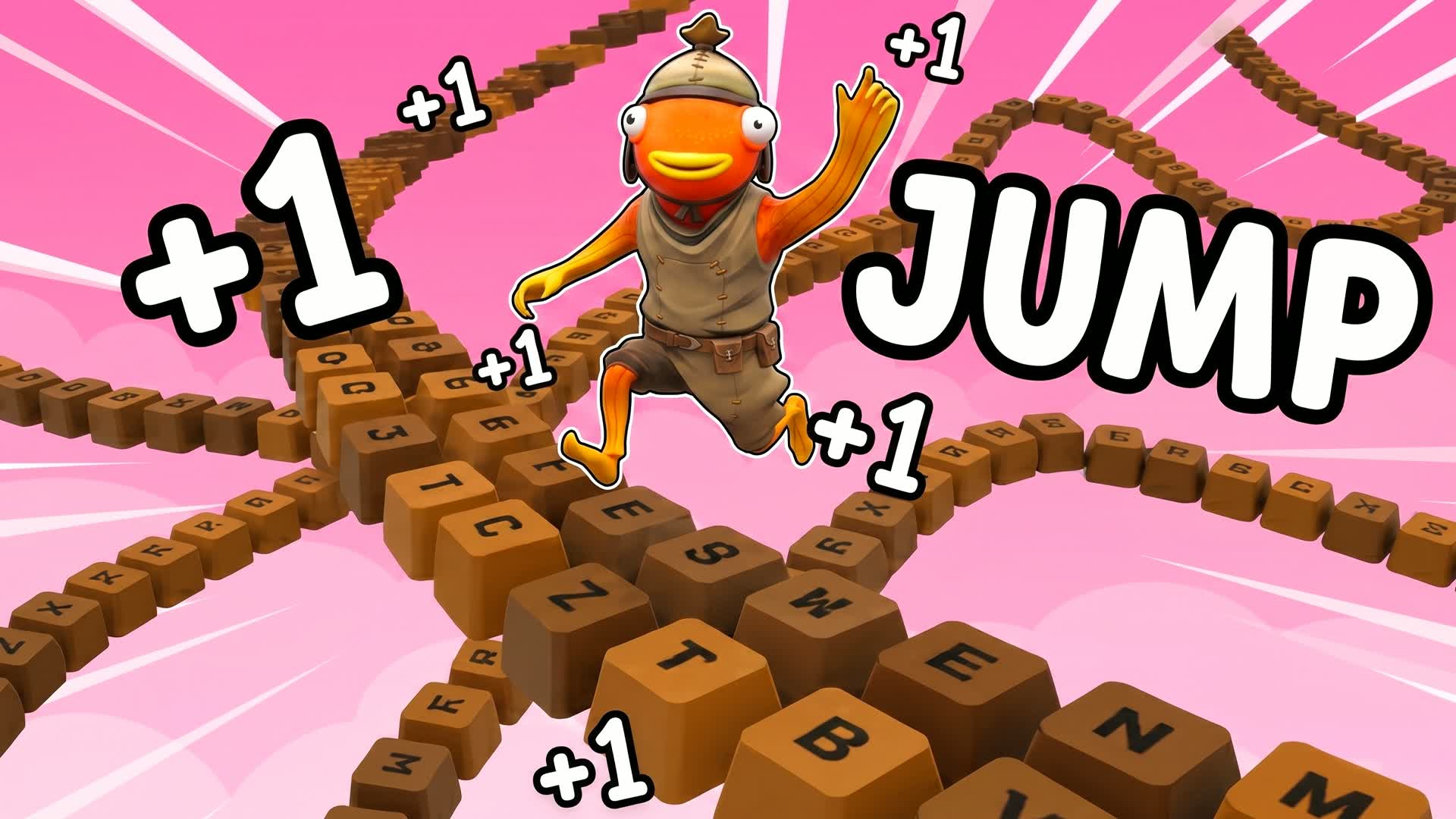 Keyboard Climber: Jump Power β¨οΈ β Fortnite Creative map