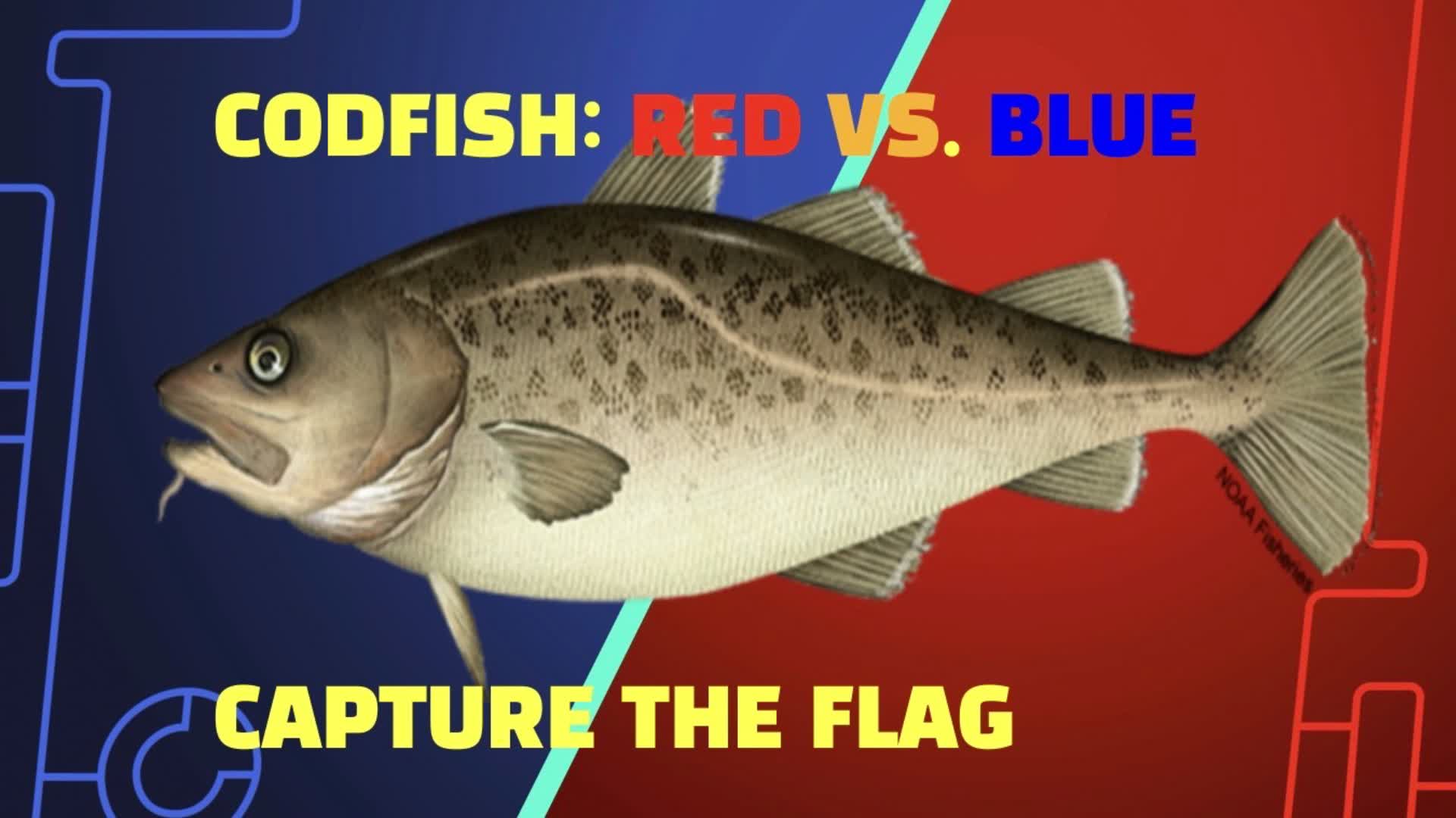 CODFISH: red vs. Blue capture the flag — Fortnite Creative map